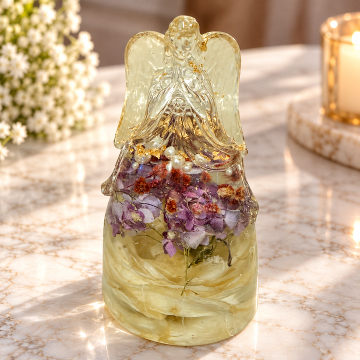 Angel Preserved Flower Resin