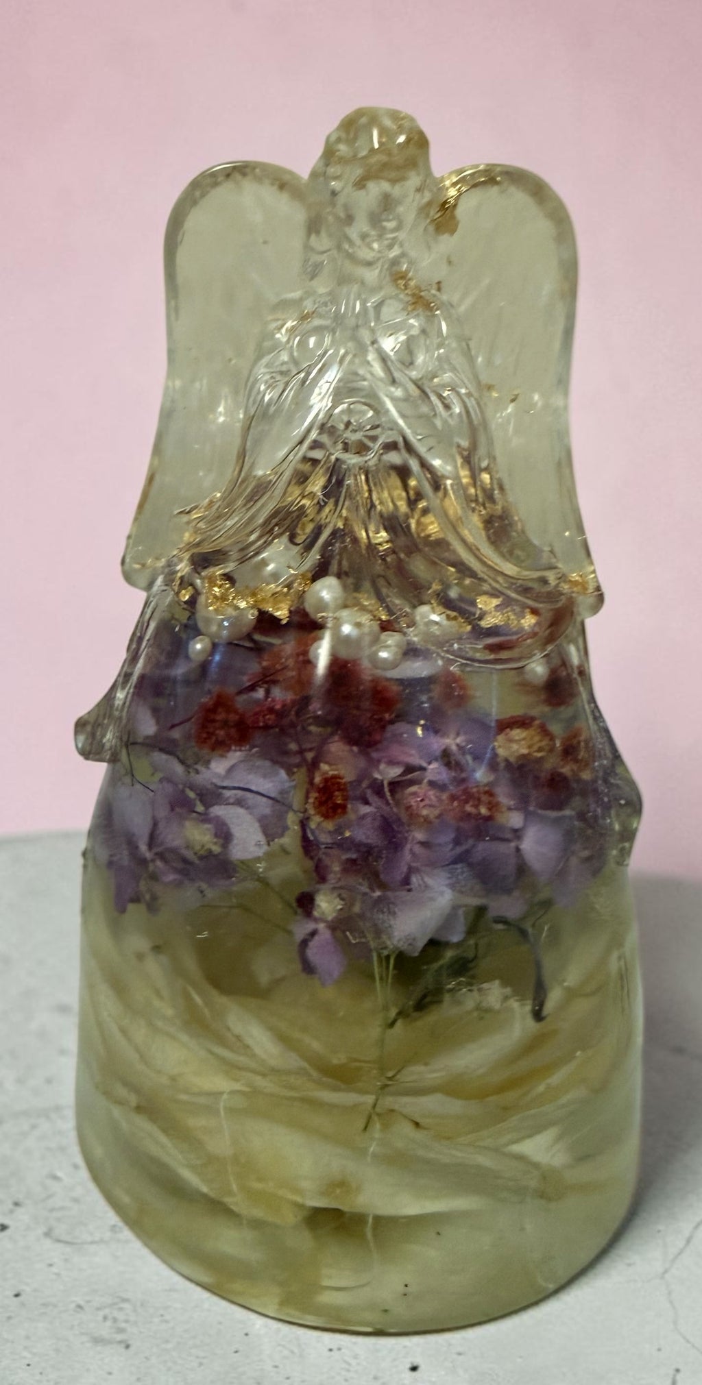 Angel Preserved Flower Resin