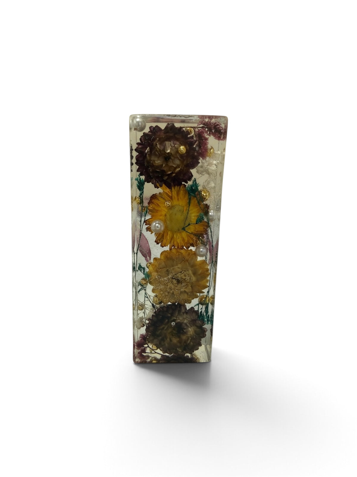 Paperweight Preserved Flower Resin