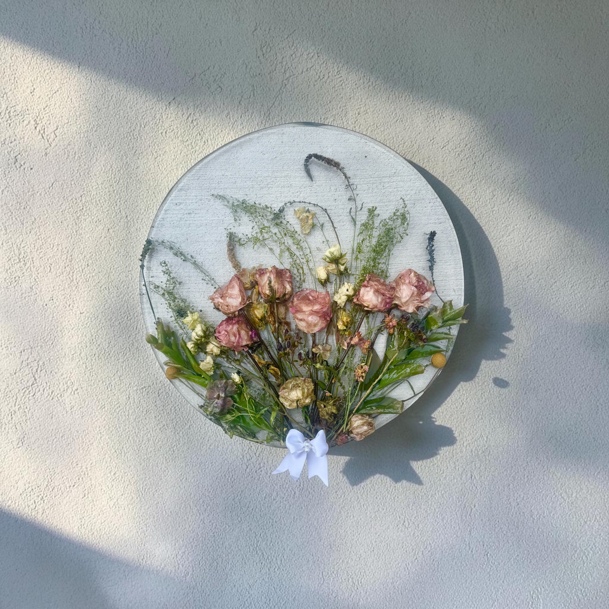 Wall Hanging 3D Preserved Flower Resin