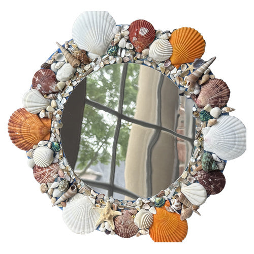 Sea shell mirror